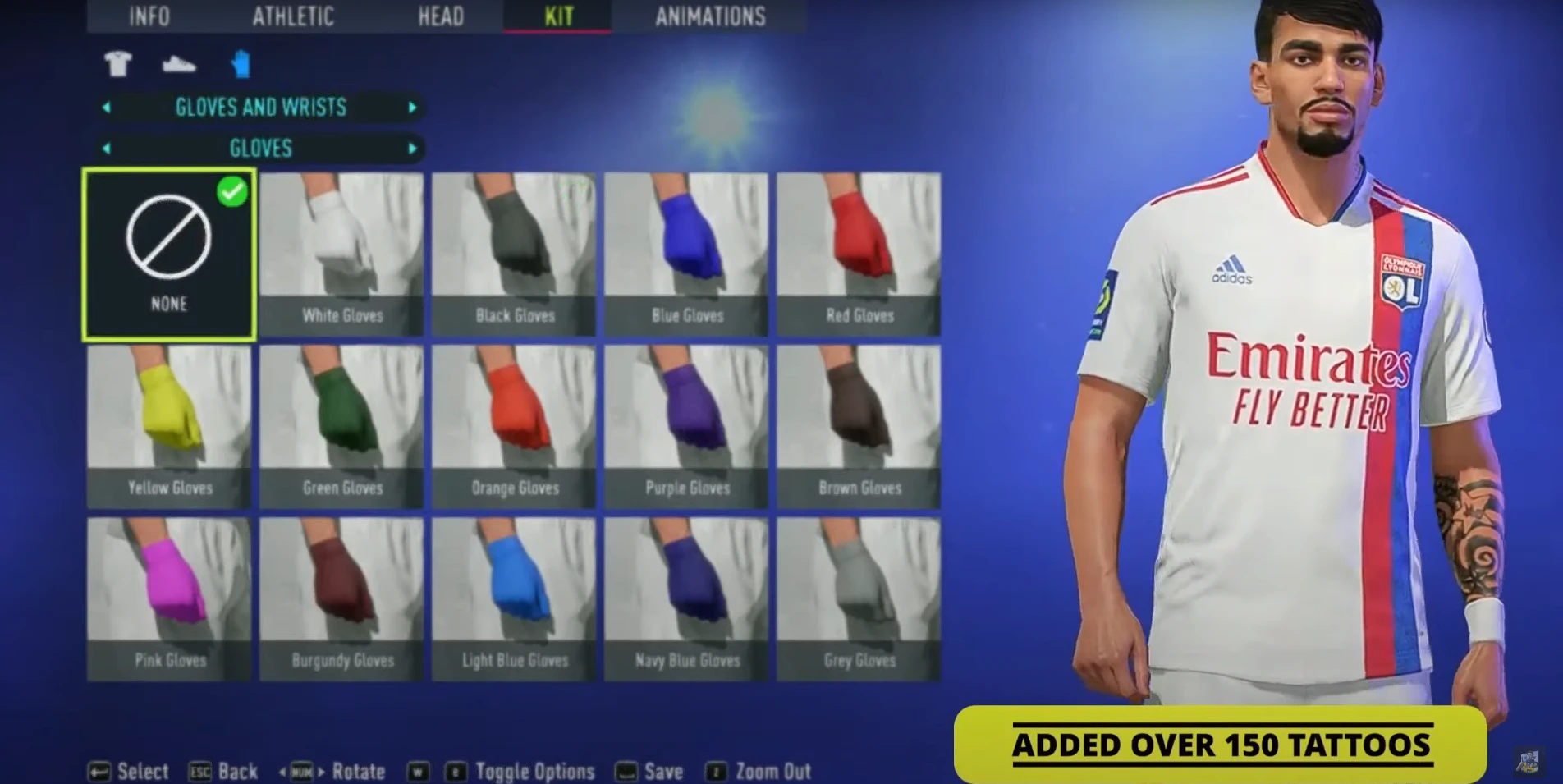 FIFA 22 "Новые татуировки для игроков"