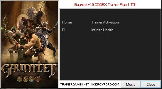 Gauntlet (2014): Трейнер/Trainer (+1: Здоровье / Health) [1.0: CODEX] {TRAiNERGAMES}