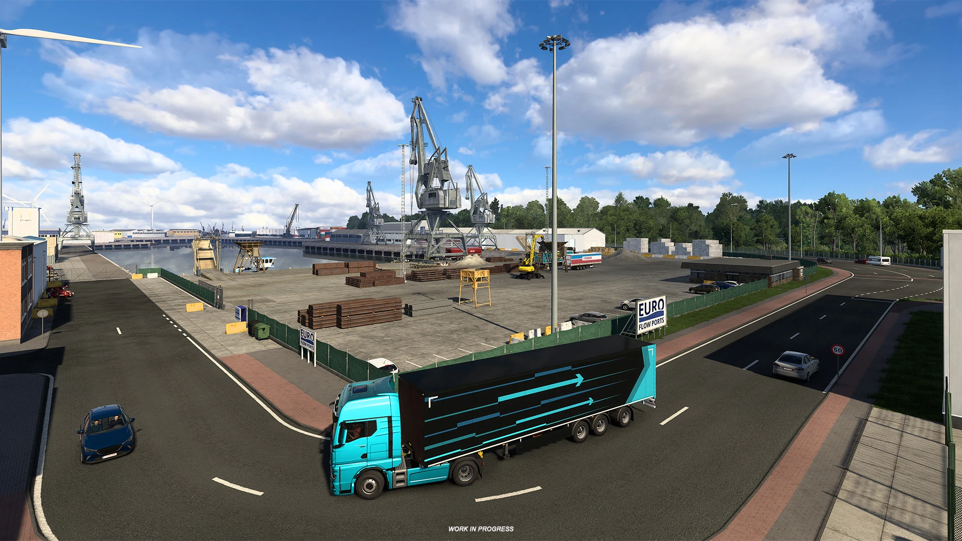 Новые скриншоты обновленного Антверпена из проекта Переработка Бенилюкса для Euro Truck Simulator 2