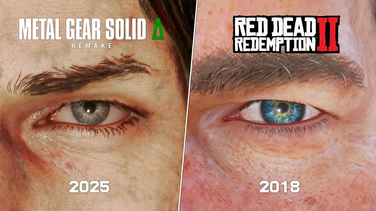 Сравнение деталей и физики: Metal Gear Solid Delta против Red Dead Redemption 2