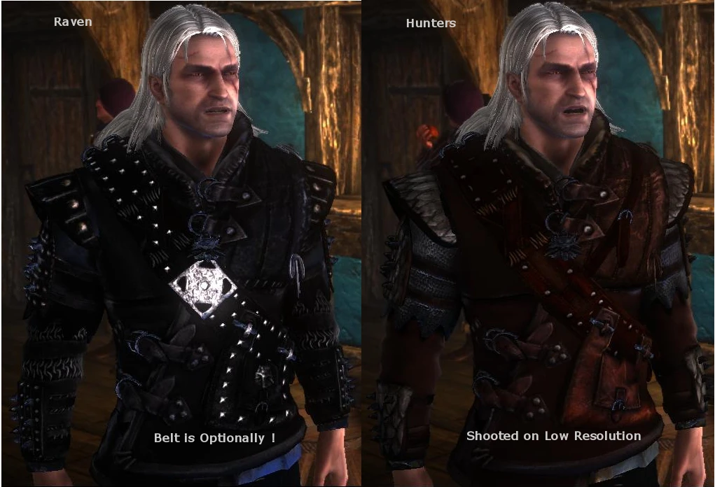 Witcher 2: Assassins of Kings "Старые виды Доспехов Ворона (Элифийские и Орденские)"