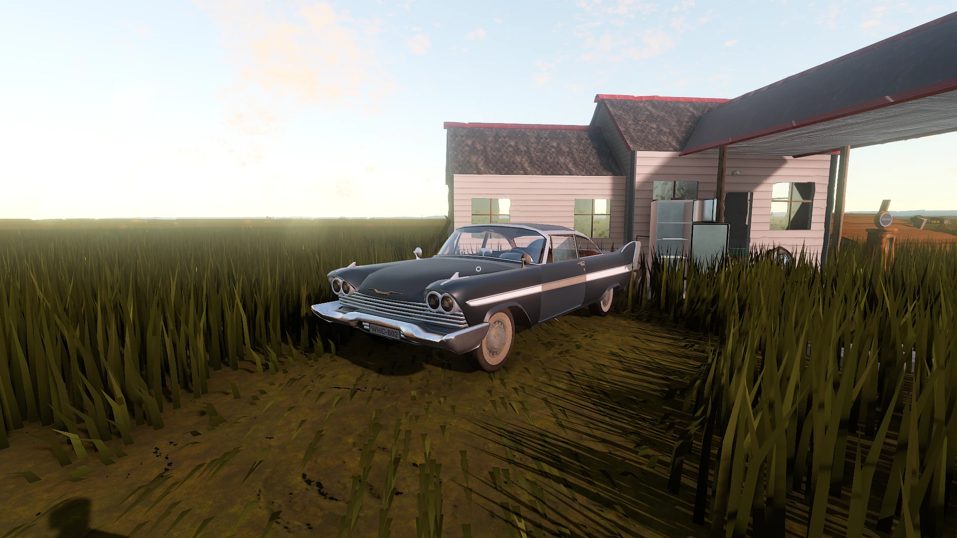 The Long Drive "Сохранение - черная Plymouth Fury в хорошем состоянии"