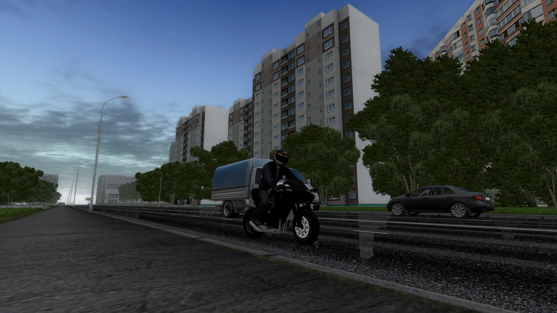 City Car Driving "Kawasaki Ninja H2 (2015) (v1.5.9.2)"