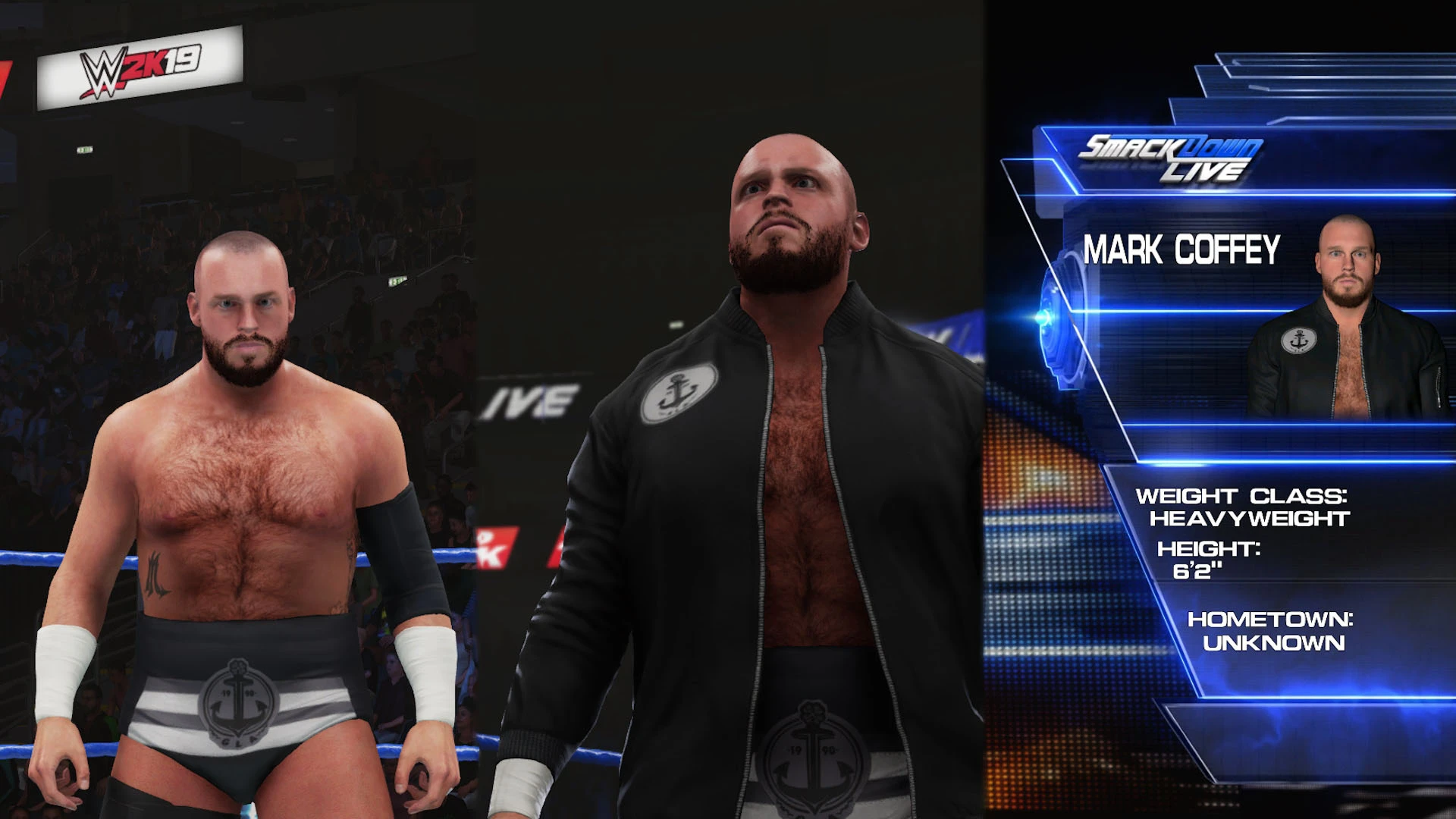 WWE 2K19 "Марк Коффи из WWE 2K25"