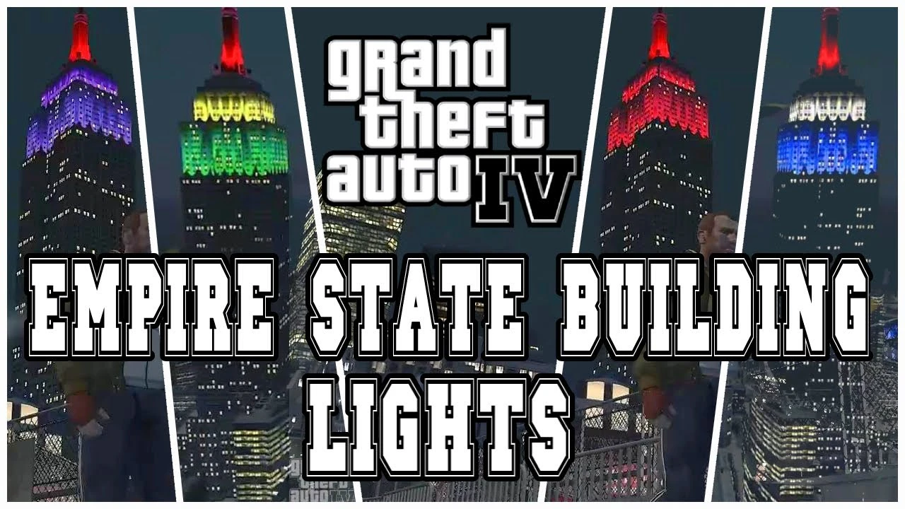 Grand Theft Auto 4 "Световые огни Empire State Building"