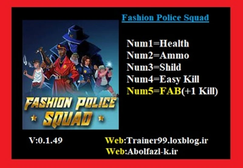 Fashion Police Squad "Трейнер +5" [0.1.49] {Abolfazl.k}