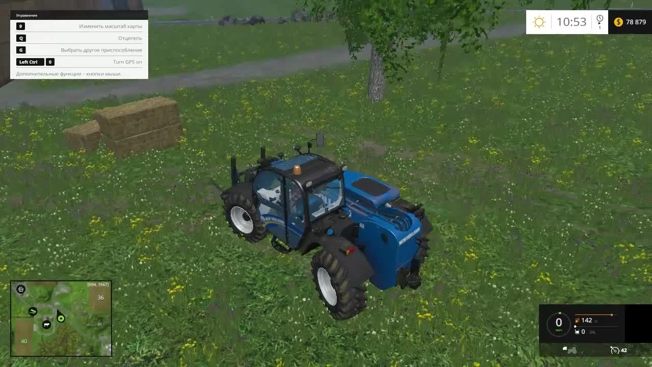 Farming Simulator 15 "Работа на Kuhn SPV XXL"