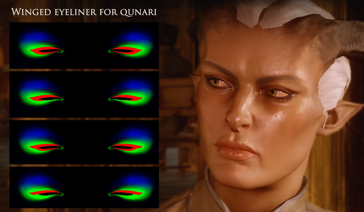 Dragon Age: Inquisition "Макияж кунари"