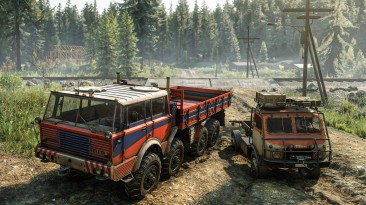 Для SnowRunner вышел комплект TATRA Dual Pack, добавляющий два грузовика