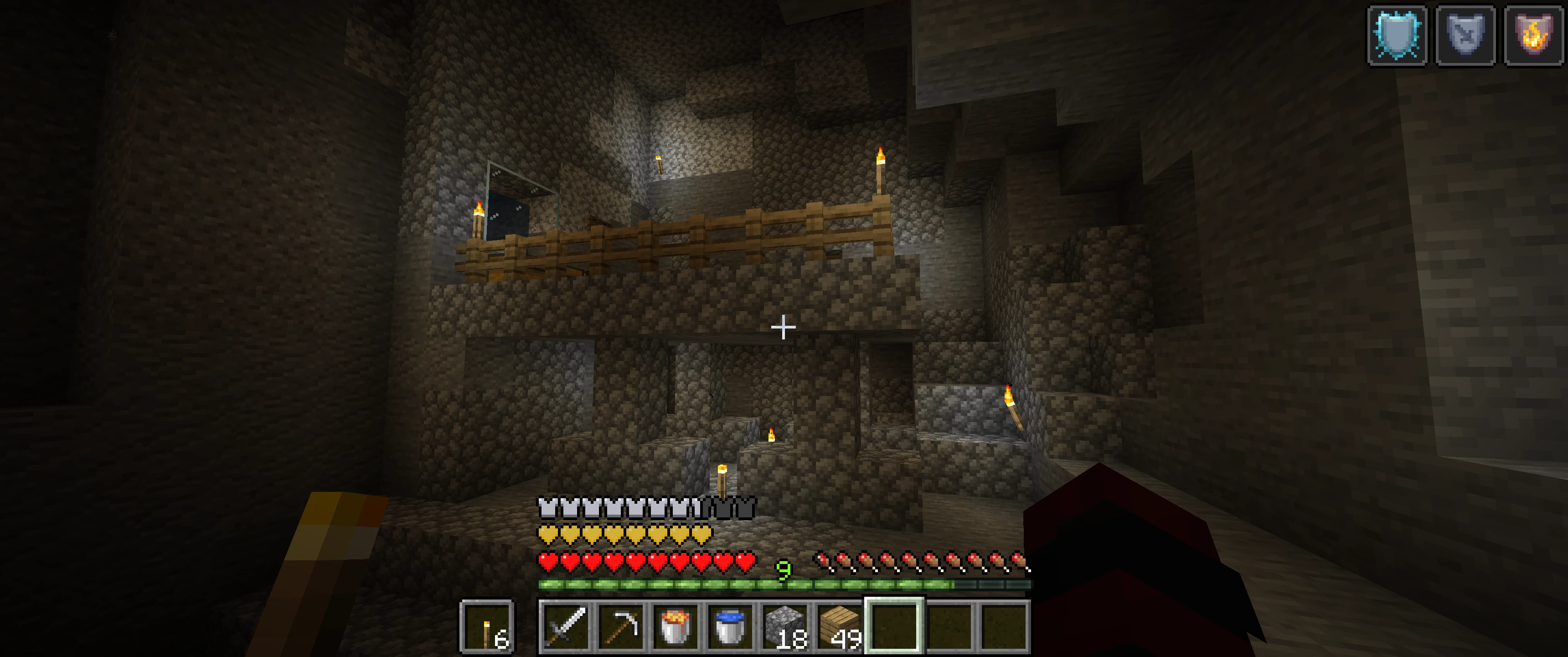 Minecraft "Сохранение - Выживание в пещере" [1.18.2]