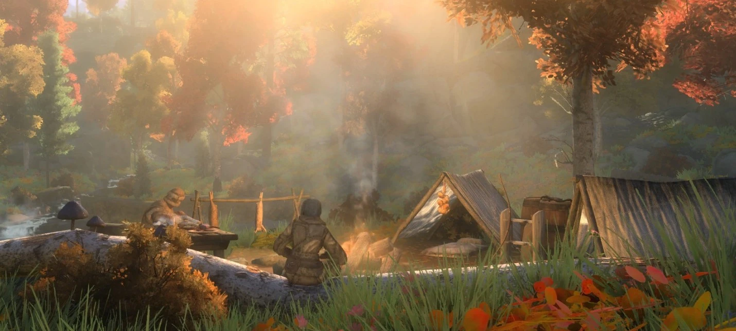 Разработчики Skyblivion показали новые скриншоты локации "Осенний лес"
