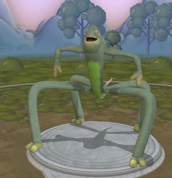 Знакомьтесь это "Мистер блеб 4". Моё первое существо в Spore