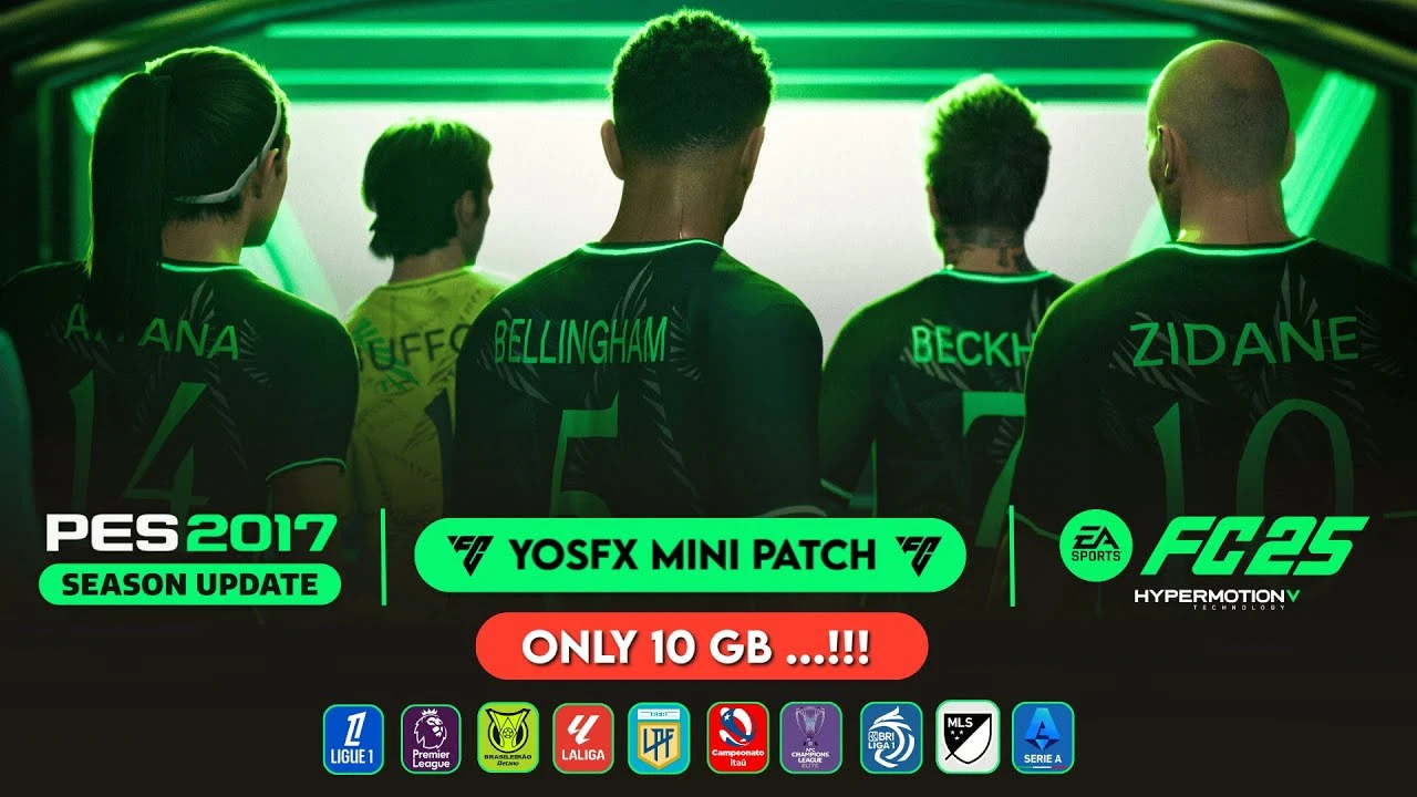 PES 2017 "YosfX Mini Patch FC 2025 Edition Сезон 2024-2025" [1.0]