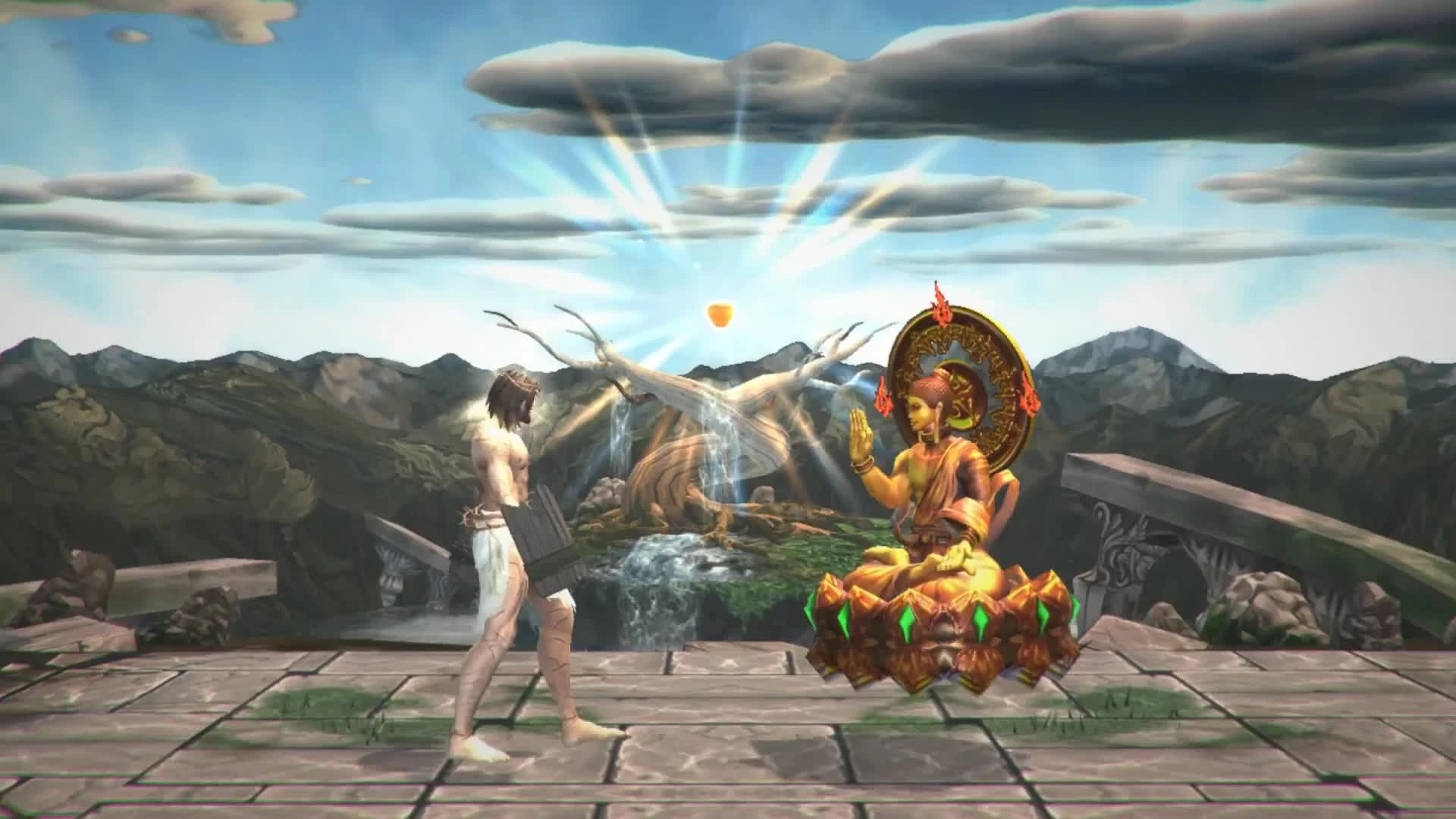 Fight of Gods - Трейлер файтинга с Иисусом и Буддой