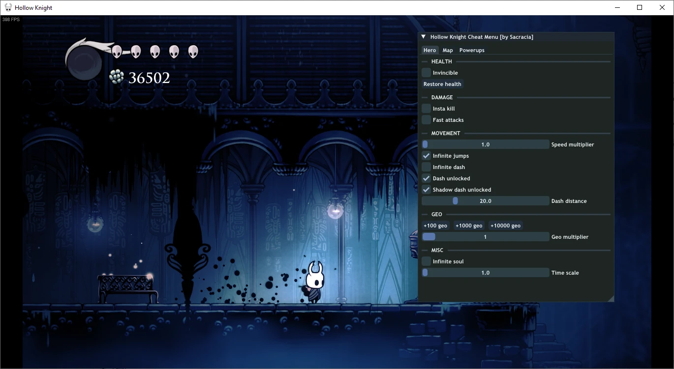 Hollow Knight "Мод-меню +70" [v1.5.78] {Sacracia}