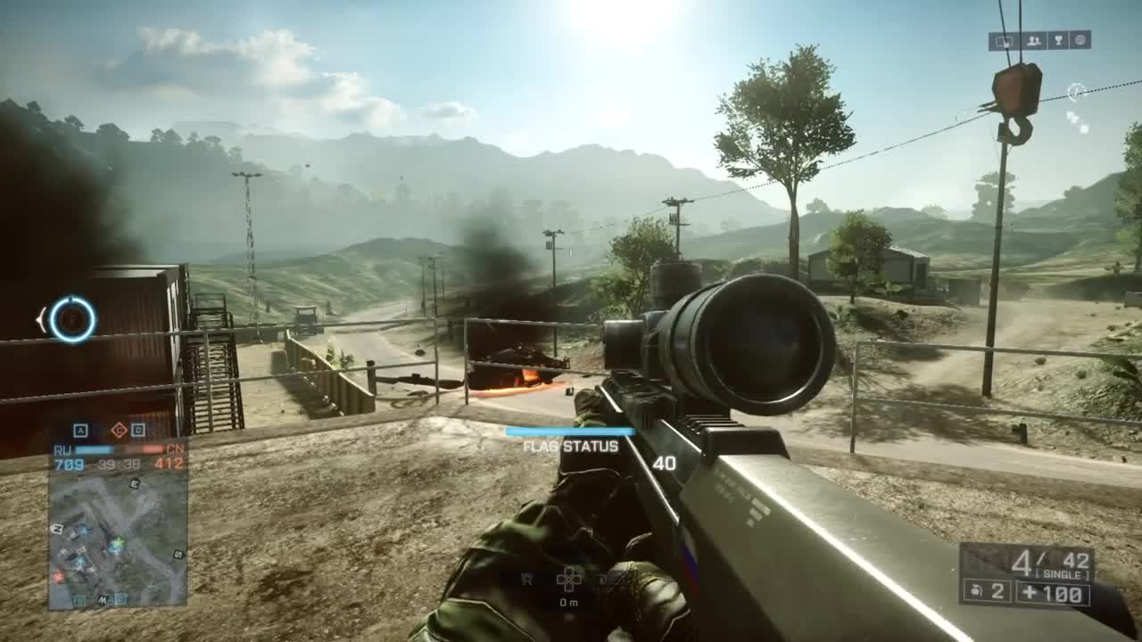 Battlefield 4 "снайпер"