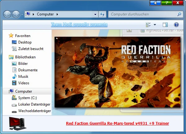 Red Faction: Guerrilla Re-Mars-tered: Трейнер/Trainer (+9) [4931] {iNvIcTUs oRCuS / HoG}