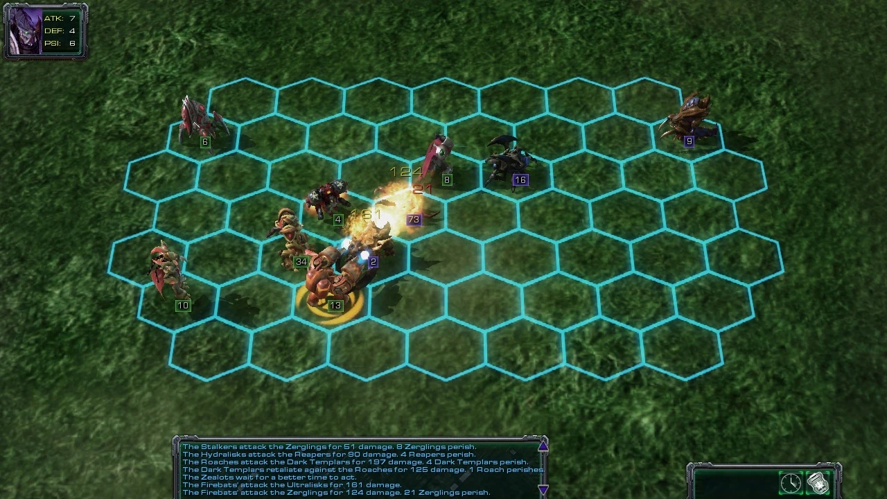 StarCraft 2  "Turn Based Combat Game"
