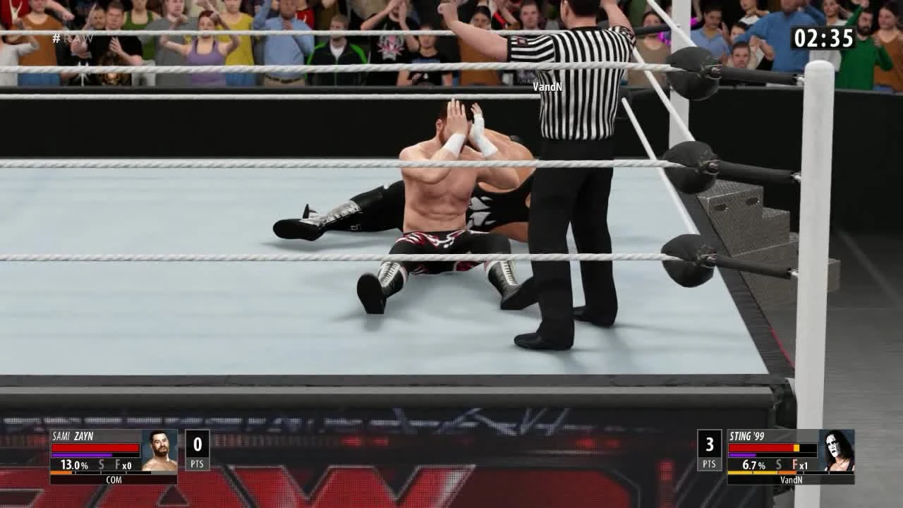 2K16 Online - Этот трус просто от меня сбежал - The Icon Sting VS Sami Zayn