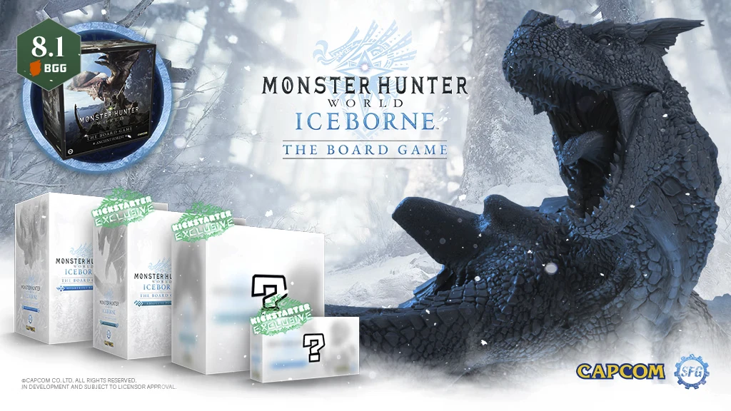 Настольная игра Monster Hunter World: Iceborne стала хитом на Kickstarter