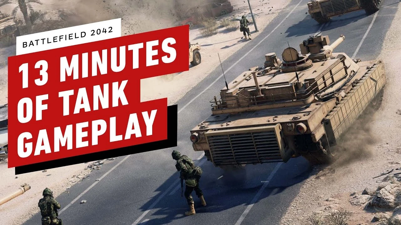 13 минут геймплея на танке в Battlefield 2042