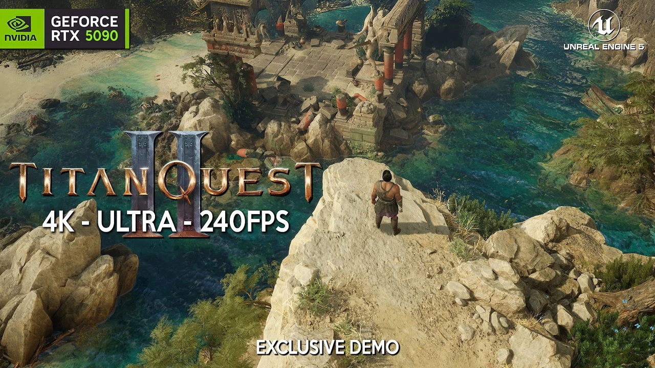 Первый час прохождения Titan Quest 2 на RTX 5090