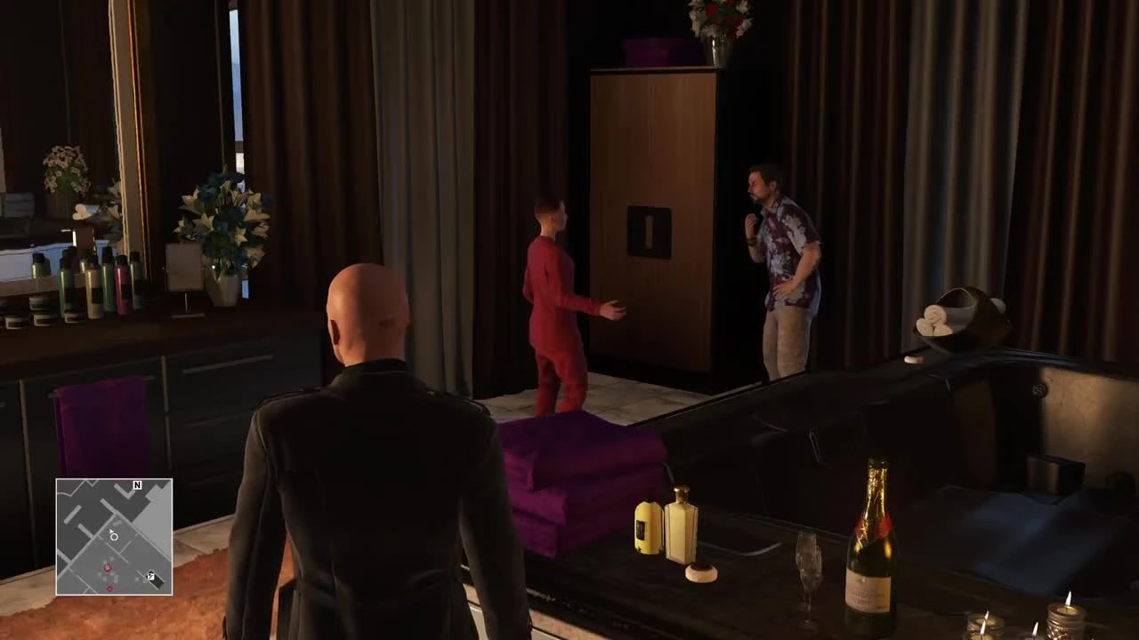 HITMAN - Patient Zero Пасхалка "Самоубийство Джеффа"