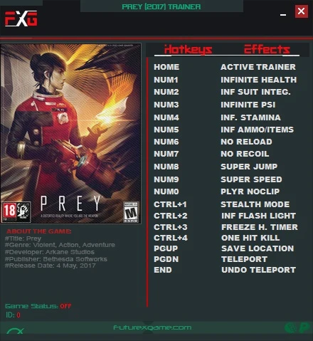 Prey (2017): Трейнер/Trainer (+15) [1.02] {FutureX}