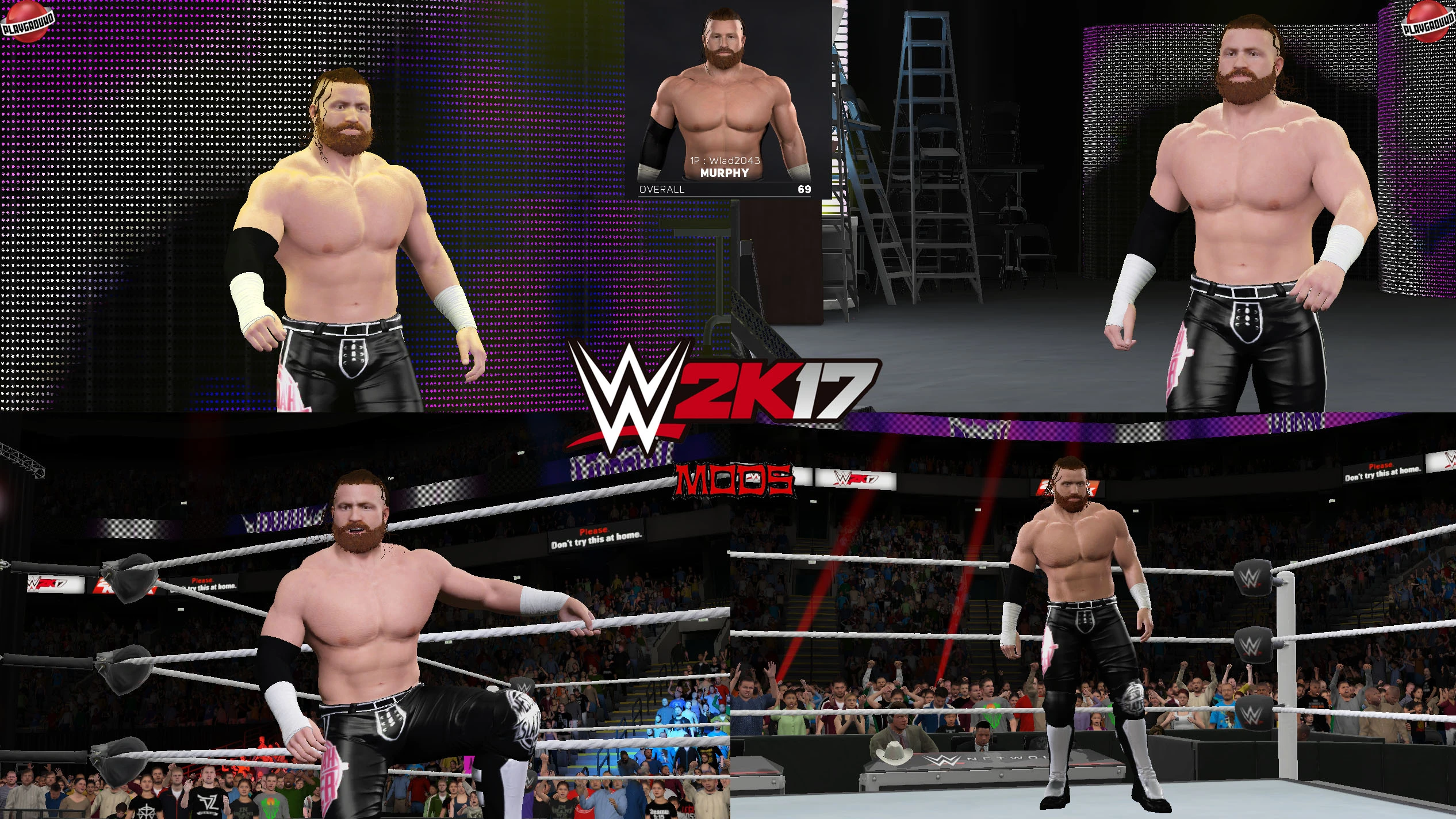 WWE 2K17 "Buddy Murphy Messiah Slayer Наряд WWE 2K19 Порт мод"
