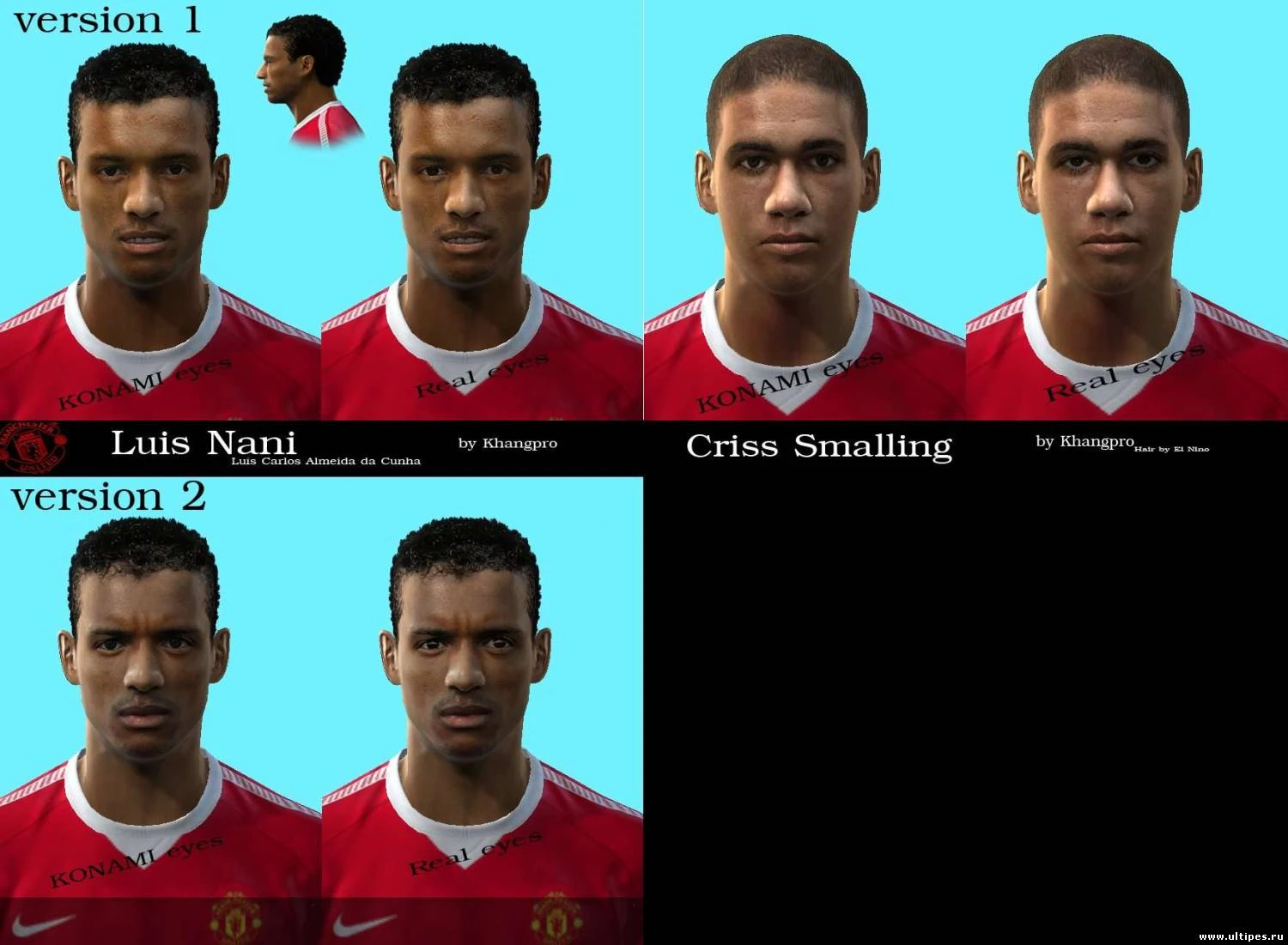 PES 2010 "Manchester United Faces Pack"