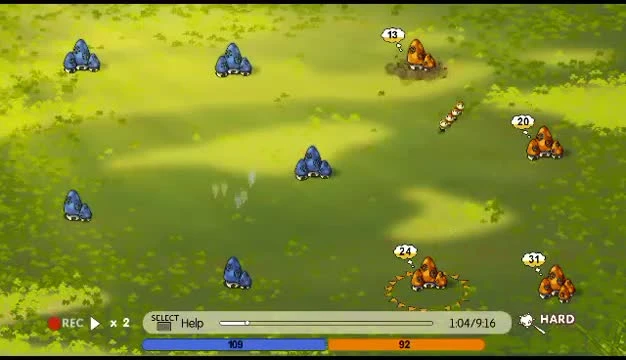 Геймплей Mushroom Wars