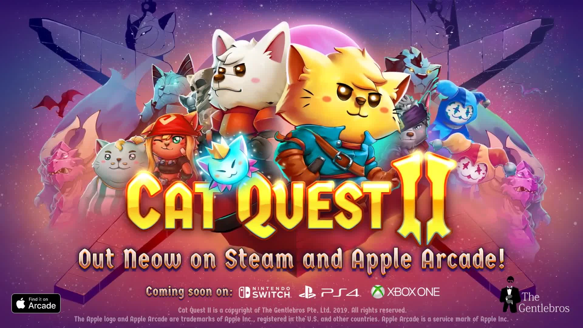 Официальный релизный трейлер Cat Quest 2