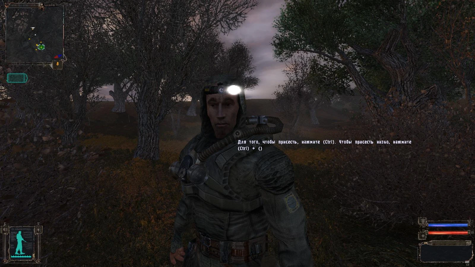 S.T.A.L.K.E.R.: Shadow of Chernobyl "лицо главного героя меченого" [1.0006]