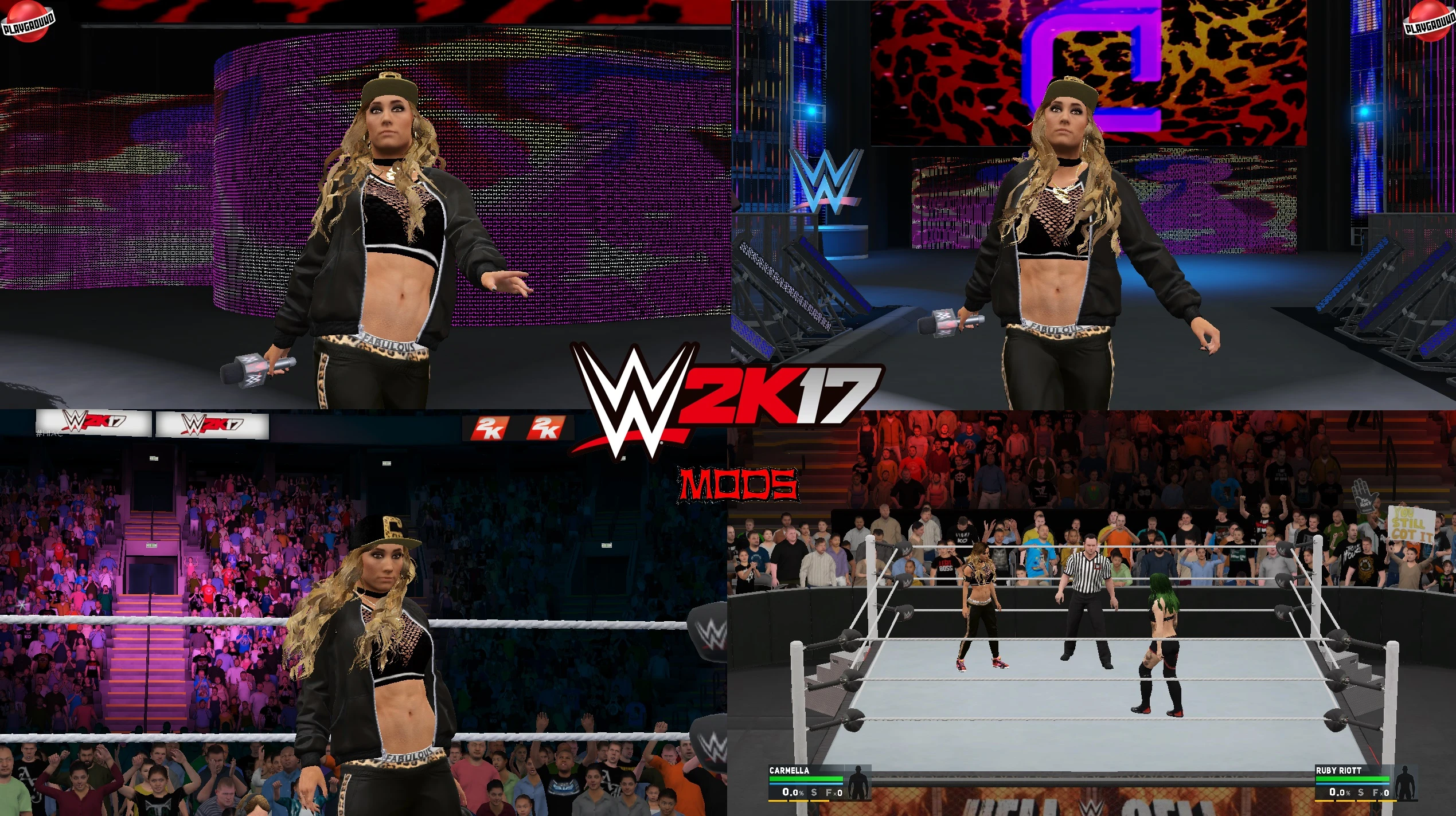 WWE 2K17 "Carmella WWE 2K18 Port MOD"