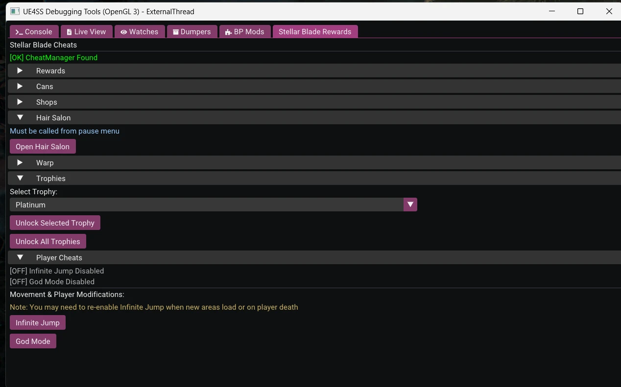 Stellar Blade "Чит-Мод +15" [2.0] {DevToolsMaster}