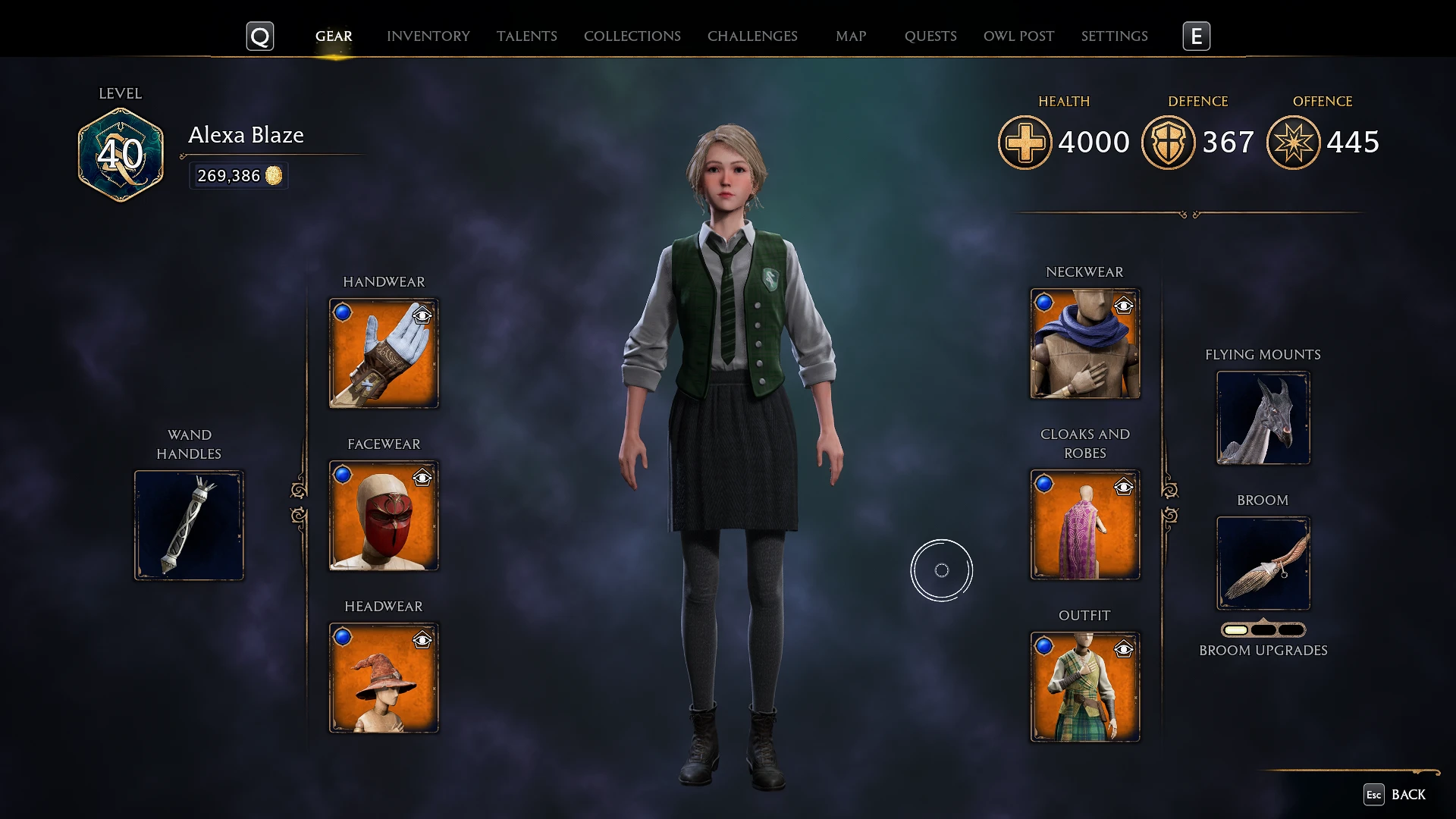 Hogwarts Legacy "Короткая униформа"