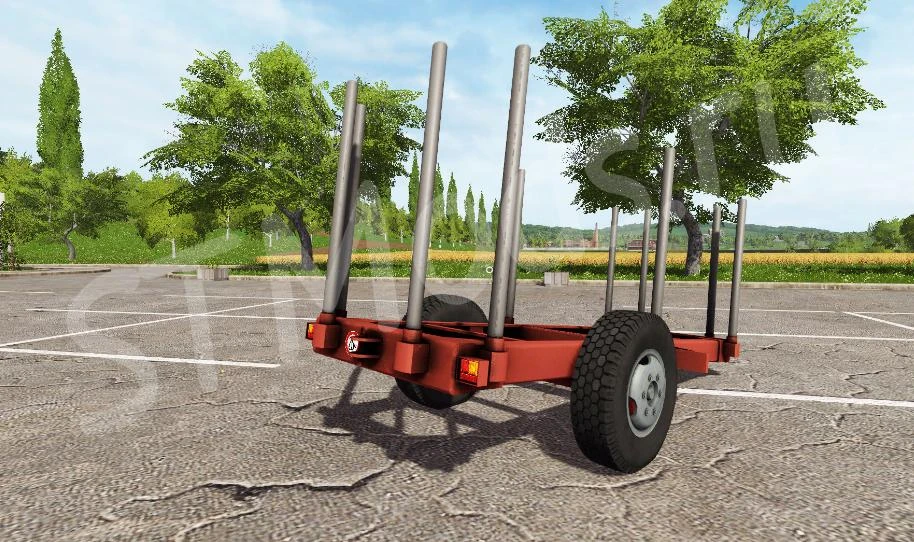 Farming Simulator 17 "Лесовозный прицеп"