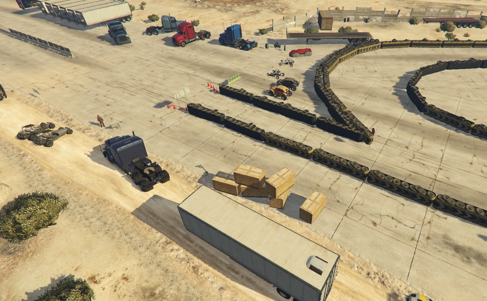 Grand Theft Auto 5 "Desert Race Map"