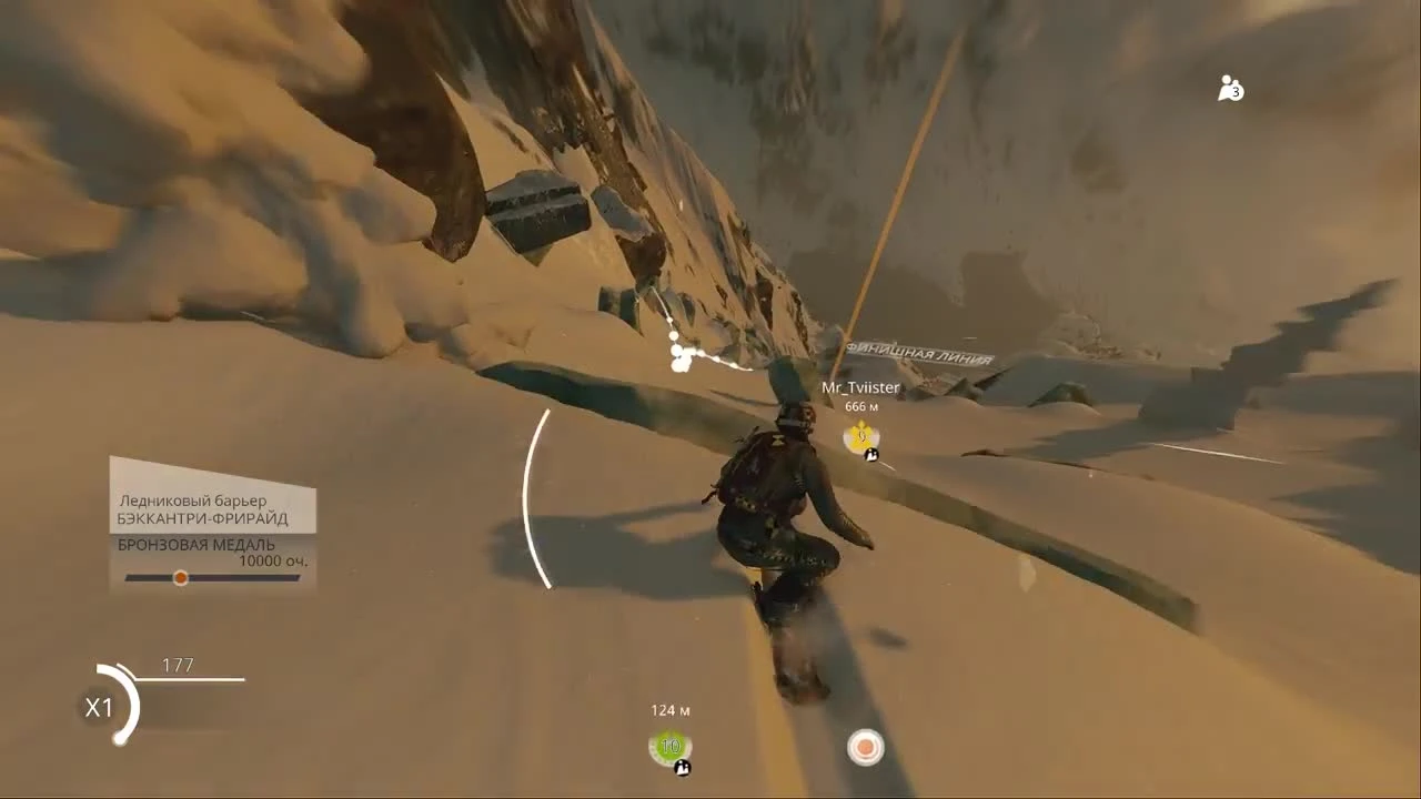 Самый экстремальный трюк в мире на огромной высоте в STEEP