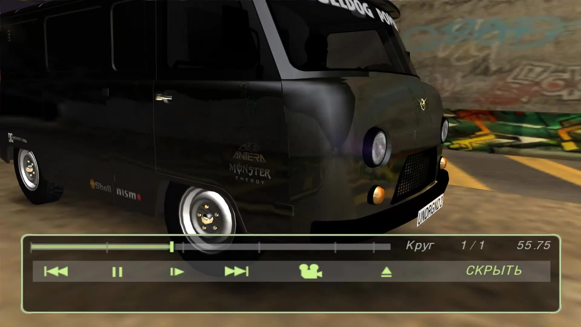 УАЗ 3741 (в простонародье "Буханка") в Need for Speed: Underground 2