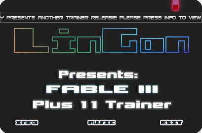Fable 3: Трейнер (+11) [All Versions] {LinGon}