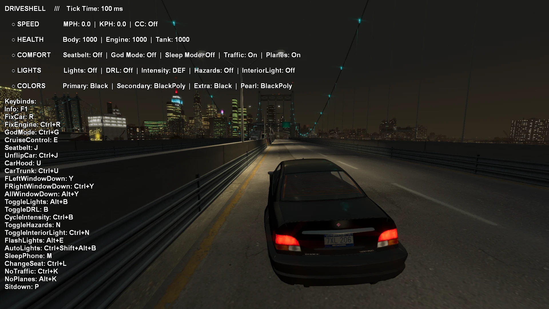Grand Theft Auto 4 Complete Edition "Чит-Мод - DriveShell Vehicle Trainer" [1.2.0.59] {halfstate}