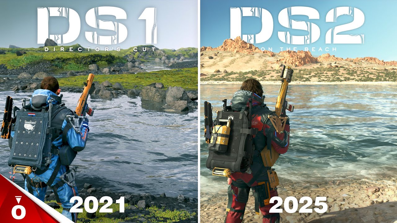 Death Stranding 2 против оригинала: сравнение физики, деталей и геймплея