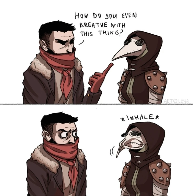 Ты вообще дышишь в этой штуке?