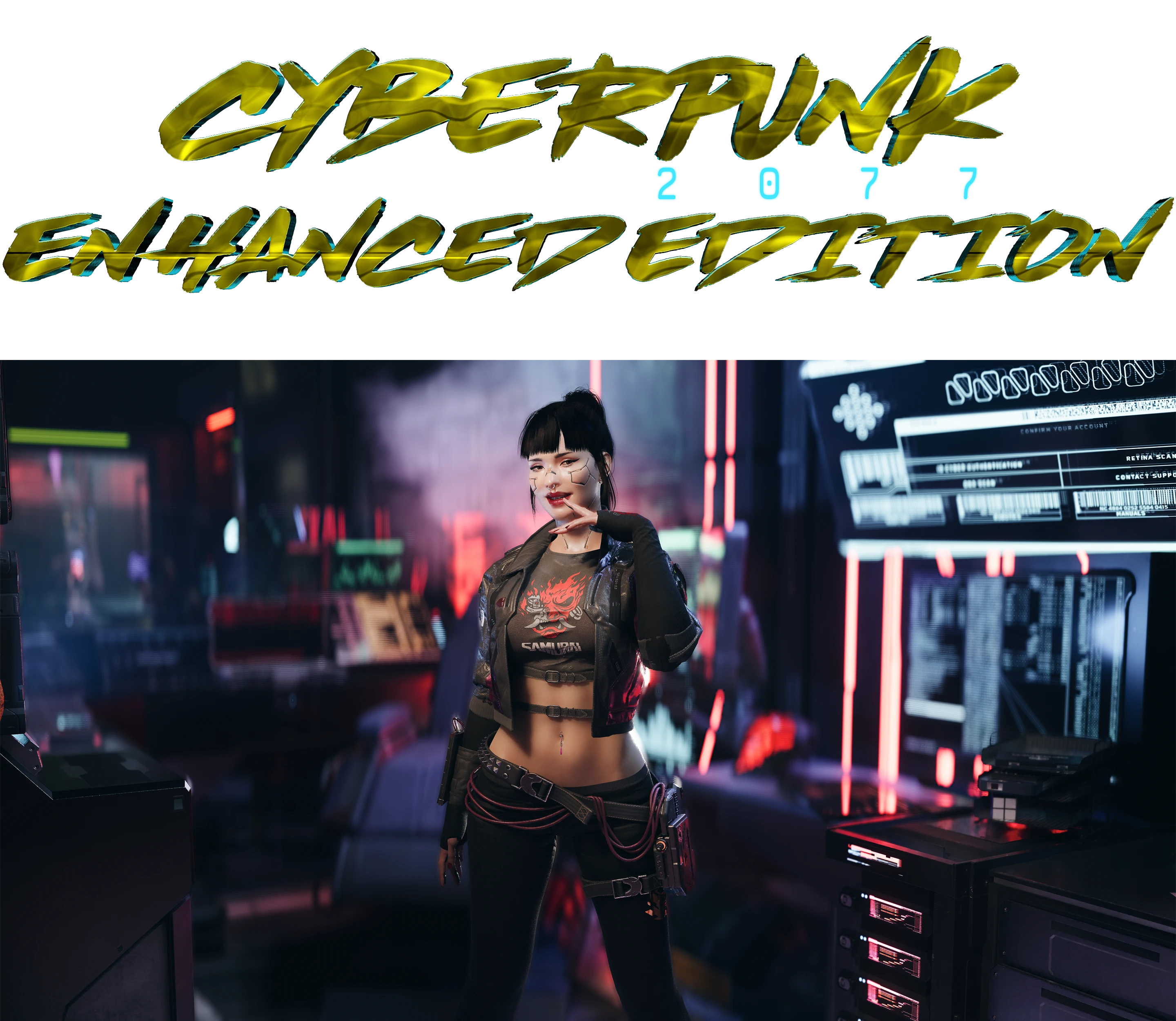 Cyberpunk 2077 "Сборка модов Enhanced Edition - геймплей и графика, много машин, кастомное тело V, фото-режим+" [v2.9]