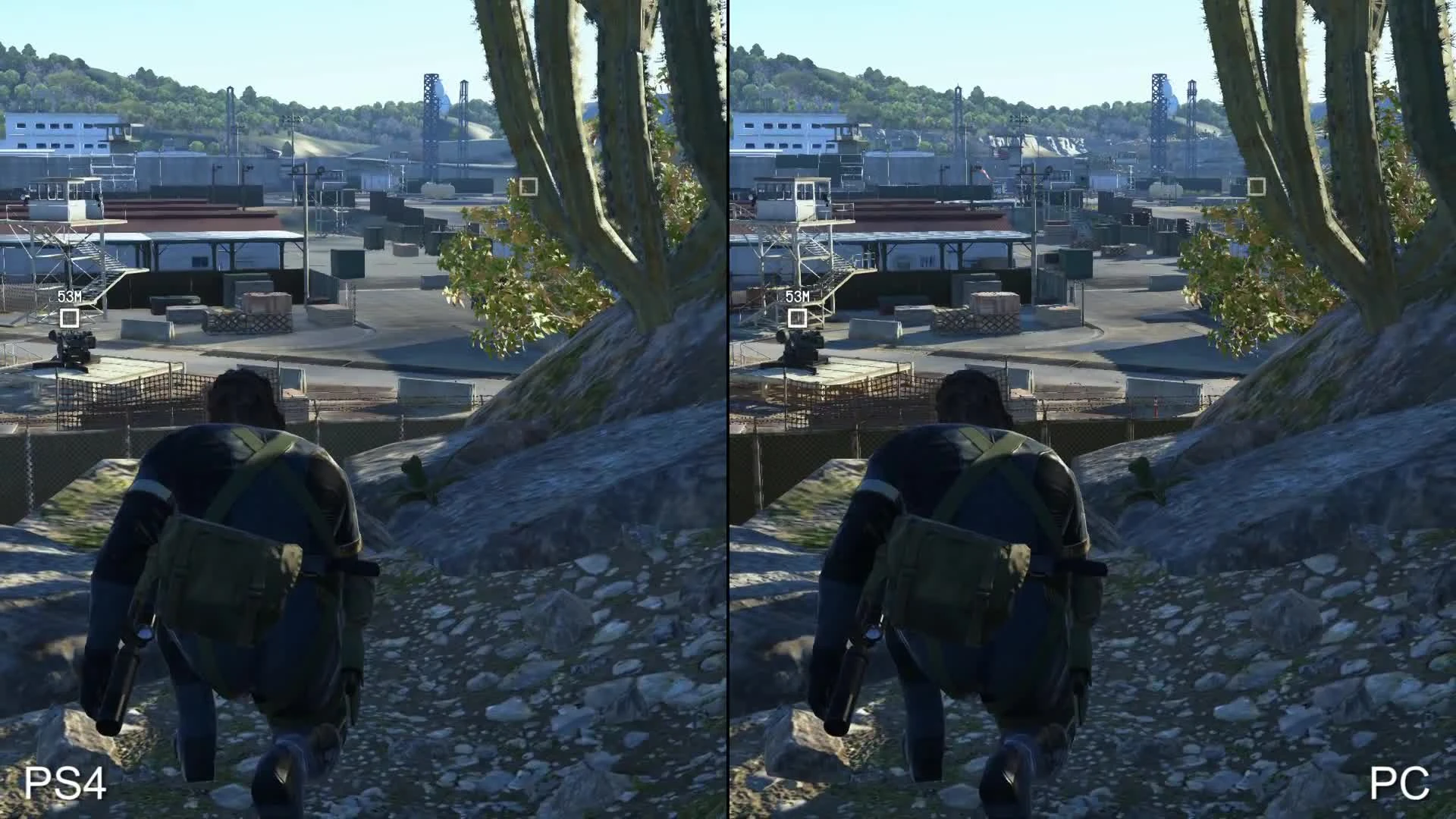 Metal Gear Solid 5: Ground Zeroes "Сравнение версий для PS4 vs. PC от Digital Foundry"