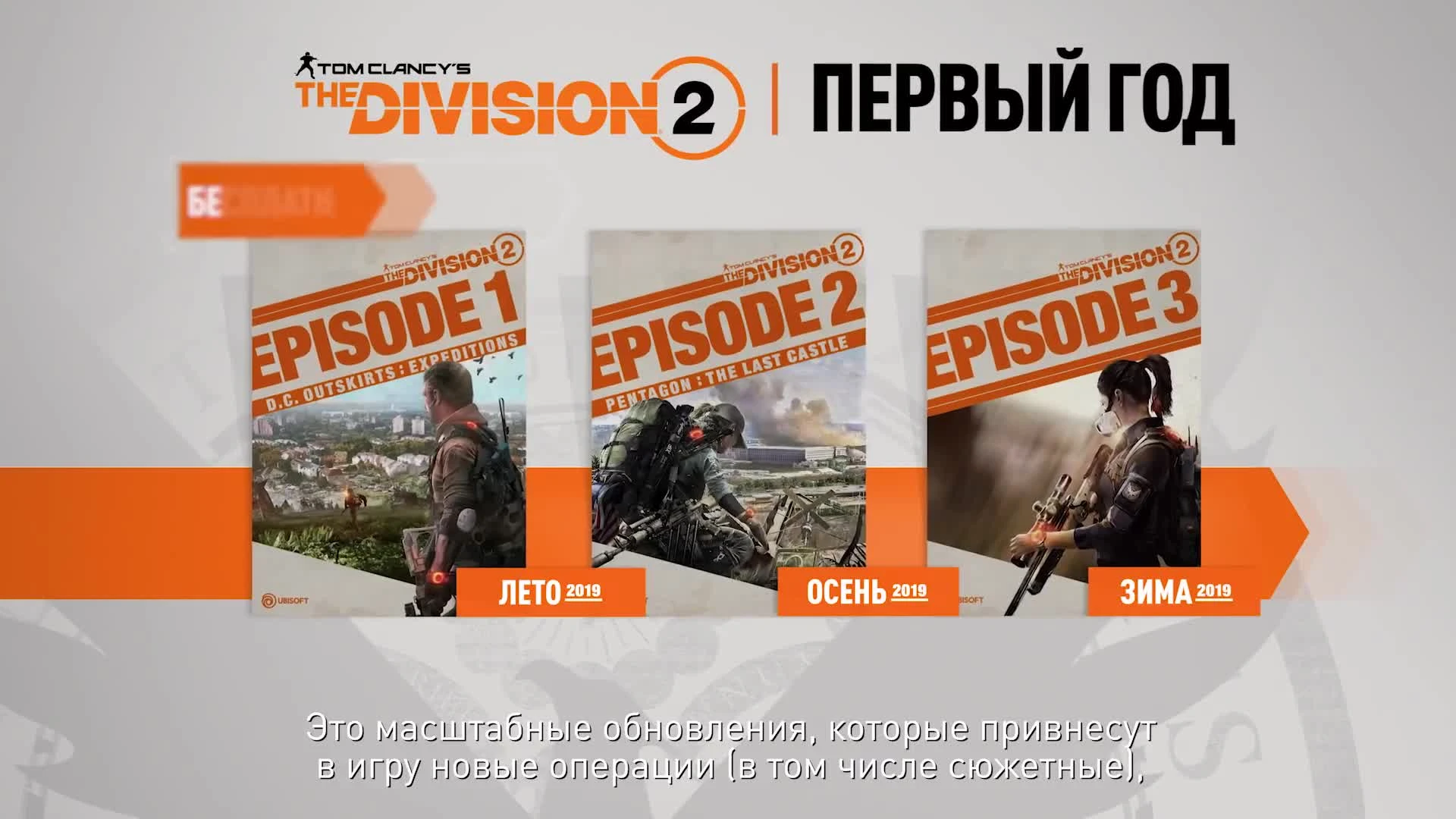 Анонс The Division 2: Episode 1 - Окрестности округа Колумбия: Экспедиция