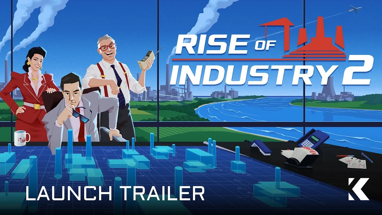 Состоялся релиз экономической стратегии Rise of Industry 2, переносящей игроков в США 1980-х годов