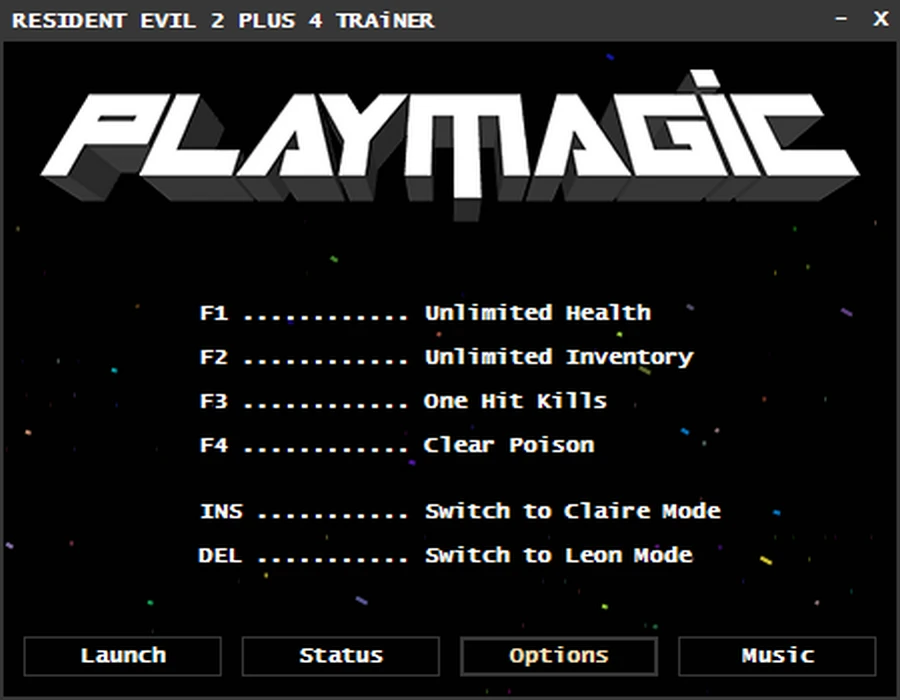 Resident Evil 2 "Трейнер +4" [DINOByTES] {PLAYMAGiC}