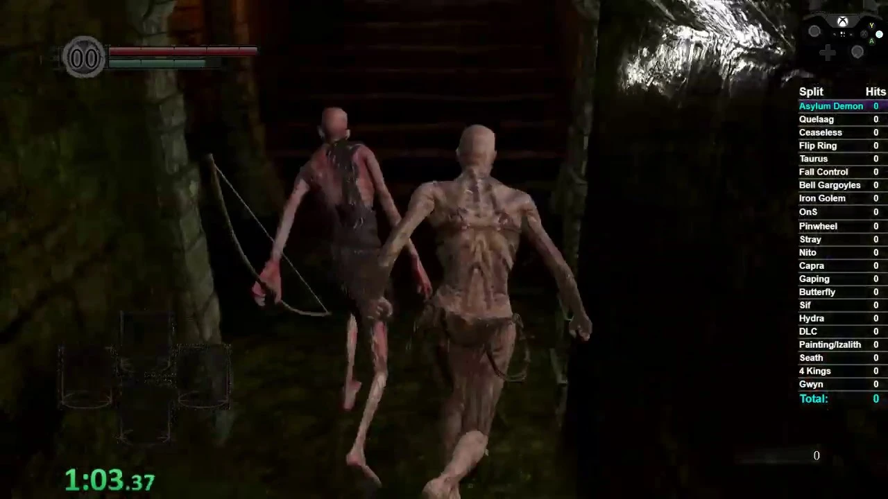 Dark Souls полностью прошли без получения урона